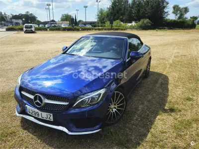 Używany Mercedes C220 170 KM (125 kW) 2017 Niebieski Kabriolet