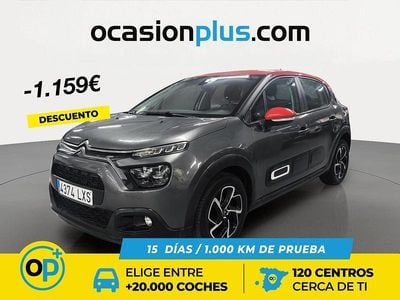 Usado Citroën C3 Feel 83 CV (61 kW) 2022 Gris Utilitario