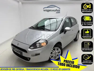 Käytetty Fiat Punto Easy 75 HP (55 kW) 2014 Harmaa Viistoperä