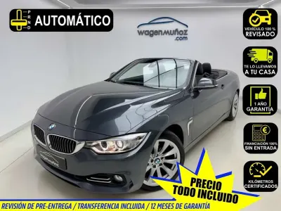 Usado BMW 420 Cabriolet Luxury Line 190 CV (139 kW) 2017 Gris Descapotable