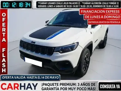 Begagnad Jeep Compass Trailhawk 241 HK (177 kW) 2022 Vit SUV