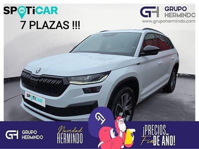 Blanco Usado 2022 Skoda Kodiaq SportLine SUV | 27.990 € (Precio justo)