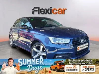 Usado Audi A1 Sportback 90 CV (66 kW) 2018 Azul Utilitario