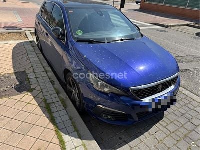 Usado Peugeot 308 Style 130 CV (95 kW) 2018 Azul Berlina
