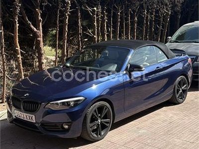 Usado BMW 218 Sport Line 150 CV (110 kW) 2019 Azul Descapotable