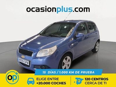 Usado Chevrolet Aveo LS 101 CV (74 kW) 2009 Azul Utilitario