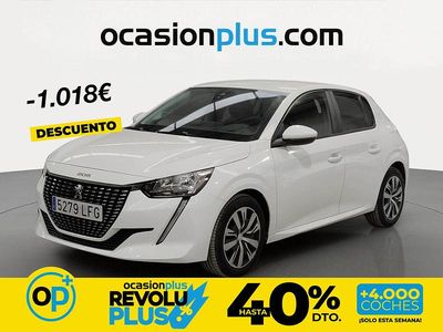 Usado Peugeot 208 Active 75 CV (55 kW) 2020 Blanco Utilitario