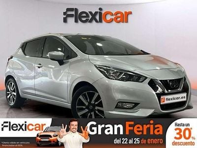 Usado Nissan Micra Visia+ 101 CV (74 kW) 2019 Gris Berlina