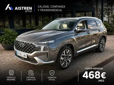 Usado Hyundai Santa Fe Style 202 CV (148 kW) 2022 Gris / plata SUV