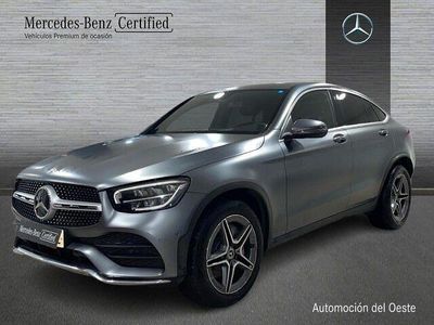 Usado Mercedes GLC220 194 CV (142 kW) 2021 Gris selenita Coupe