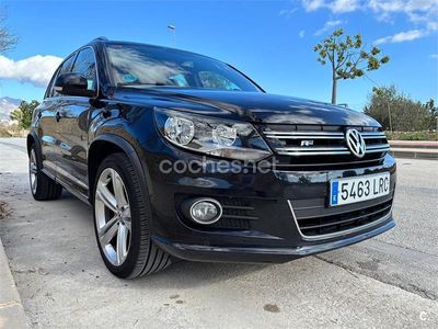 Usado VW Tiguan R-line 150 CV (110 kW) 2016 Negro SUV