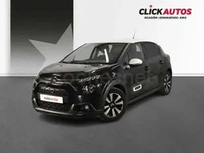 Usado Citroën C3 PureTech 83 CV (61 kW) 2024 Negro Berlina