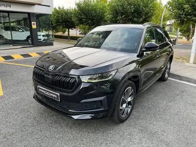 Usado Skoda Kodiaq SportLine 150 CV (110 kW) 2022 Negro SUV