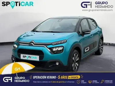 Usado Citroën C3 Feel 102 CV (75 kW) 2021 Azul Utilitario