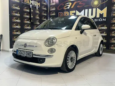 Usado Fiat 500 75 CV (55 kW) 2009 Blanco Descapotable