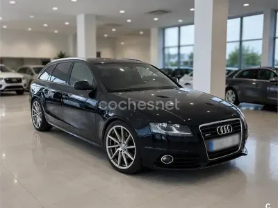 Usado Audi A4 S-Line 190 CV (139 kW) 2010 Negro Familiar
