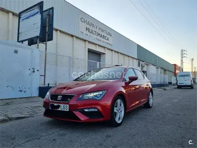 Usado Seat Leon ST FR 150 CV (110 kW) 2020 Rojo Familiar