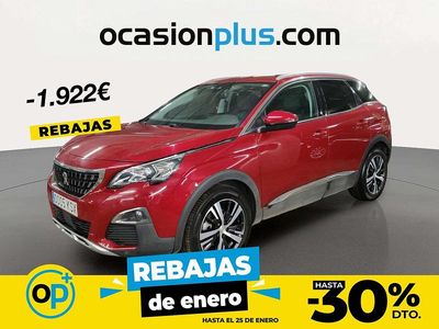 Rojo Usado 2019 Peugeot 3008 Allure Recogida | 15.480 € (Precio justo)