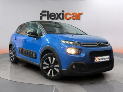 Usado Citroën C3 Feel 110 CV (80 kW) 2019 Azul Utilitario