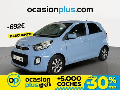 Brugt Kia Picanto 66 HK (48 kW) 2017 Blå Hatchback