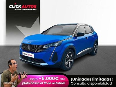 Azul Usado 2022 Peugeot 3008 GT SUV | 22.500 € (Caro)