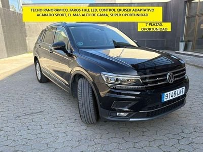 Begagnad VW Tiguan Allspace Sportline 150 HK (110 kW) 2021 Svart SUV
