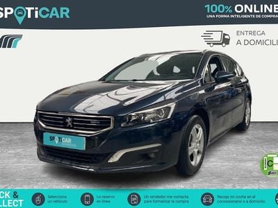 Usado Peugeot 508 SW Active 150 CV (110 kW) 2015 Azul Familiar