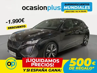Usado Peugeot 308 Allure 130 CV (95 kW) 2023 Negro Berlina