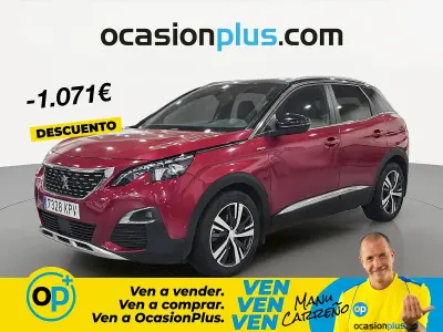 Usado Peugeot 3008 GT-line 130 CV (95 kW) 2018 Rojo SUV