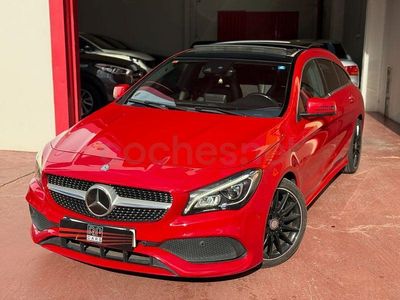 Rojo Usado 2017 Mercedes CLA220 Shooting Brake AMG line Familiar | 15.990 € (Precio justo)