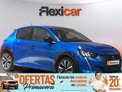 Usado Peugeot 208 GT 100 CV (73 kW) 2021 Azul Utilitario