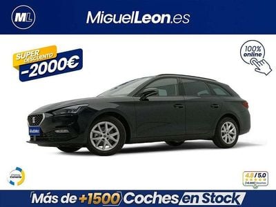Usado Seat Leon Style 131 CV (96 kW) 2023 Negro Utilitario