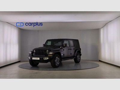 Negro brillante (sólido) Usado 2022 Jeep Wrangler Unlimited Sahara SUV | 58.790 € (Precio justo)
