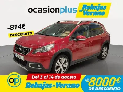 Usado Peugeot 2008 Allure 110 CV (80 kW) 2018 Rojo SUV
