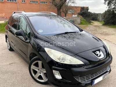 Usado Peugeot 308 SW Premium 110 CV (80 kW) 2009 Negro Familiar