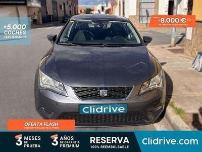 Usado Seat Leon ST Reference 110 CV (80 kW) 2015 Gris Familiar