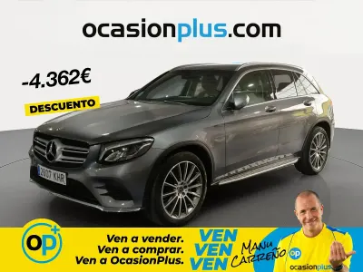 Usado Mercedes GLC220 170 CV (125 kW) 2018 Gris SUV