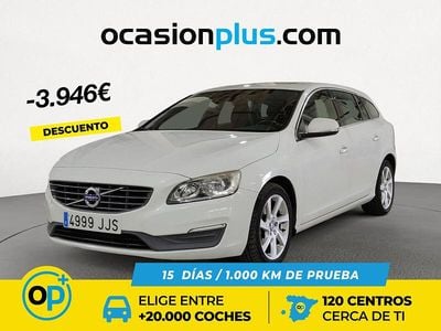 Blanco Usado 2015 Volvo V60 Momentum Familiar | 12.954 € (Precio justo)