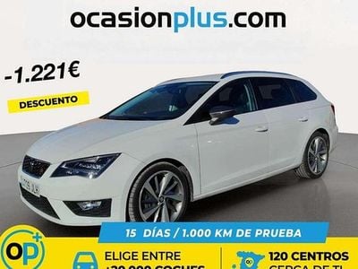 Usado Seat Leon ST FR 184 CV (135 kW) 2016 Blanco Familiar