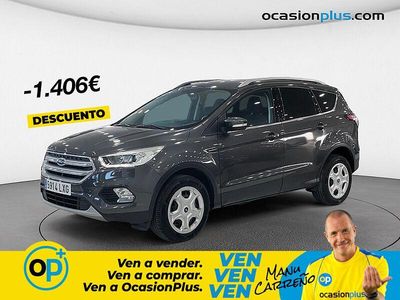 Usado Ford Kuga Trend 150 CV (110 kW) 2017 Gris SUV
