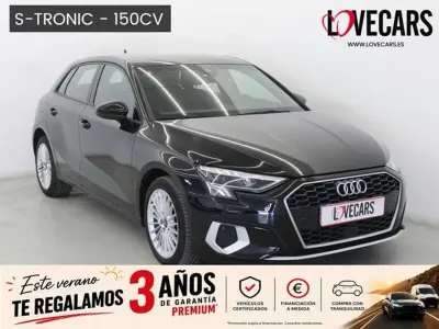 Usado Audi A3 Sportback Advanced 150 CV (110 kW) 2021 Negro Utilitario