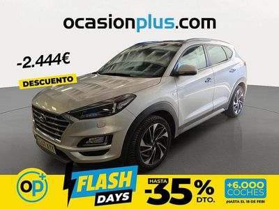Usado Hyundai Tucson Style 136 CV (100 kW) 2019 Gris SUV