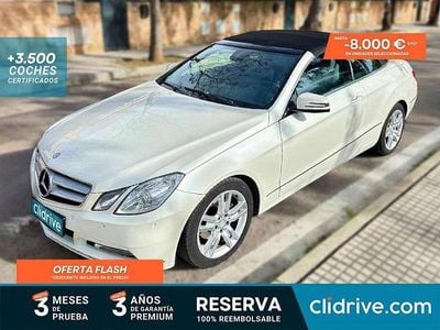 Blanco Usado 2012 Mercedes E220 Avantgarde Descapotable | 15.190 € (Precio justo)