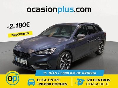 Usado Seat Leon FR 150 CV (110 kW) 2020 Gris Familiar