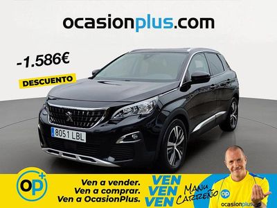 Usado Peugeot 3008 Allure 130 CV (95 kW) 2019 Negro Pickup/Camioneta