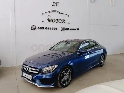 Usado Mercedes C220 170 CV (125 kW) 2017 Azul Berlina