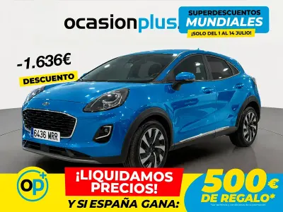 Usado Ford Puma Titanium 125 CV (91 kW) 2024 Azul SUV