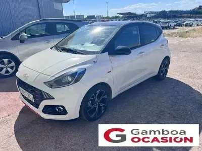 Usado Hyundai i10 N Line 90 CV (66 kW) 2025 Blanco Utilitario