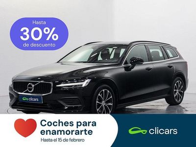 Usado Volvo V60 Momentum 197 CV (144 kW) 2021 Negro Familiar