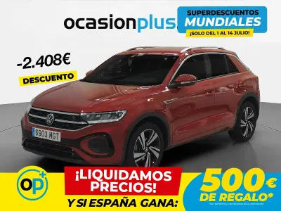 Usado VW T-Roc R-line 150 CV (110 kW) 2023 Rojo SUV
